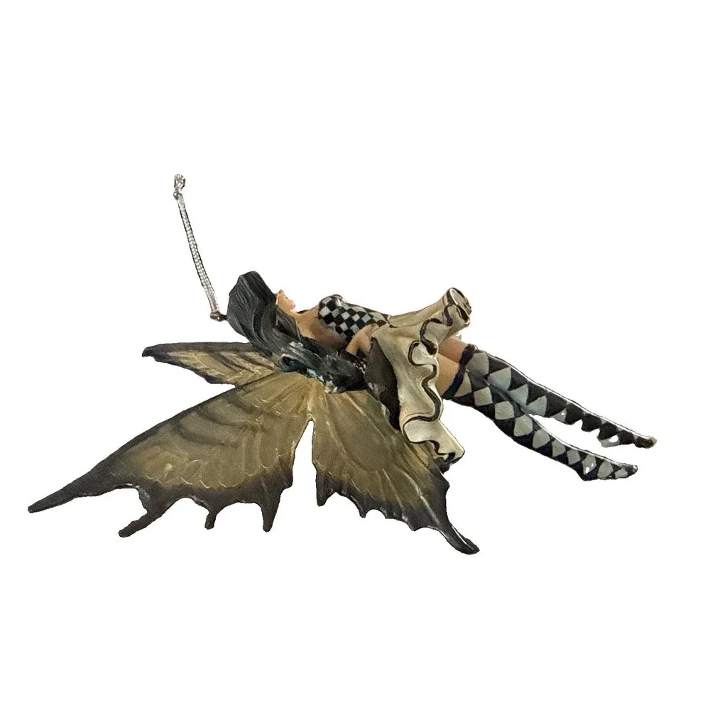 Dragonsite Symphony In Black & White Fairy Ornament by Nene Thomas NT109